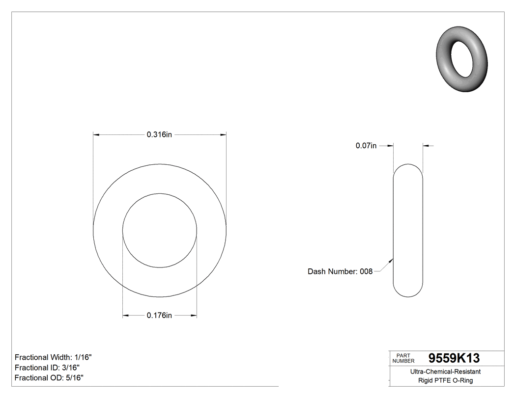 Technical drawing - 9559K13